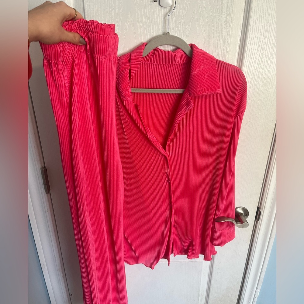 Barbie pink plisse set